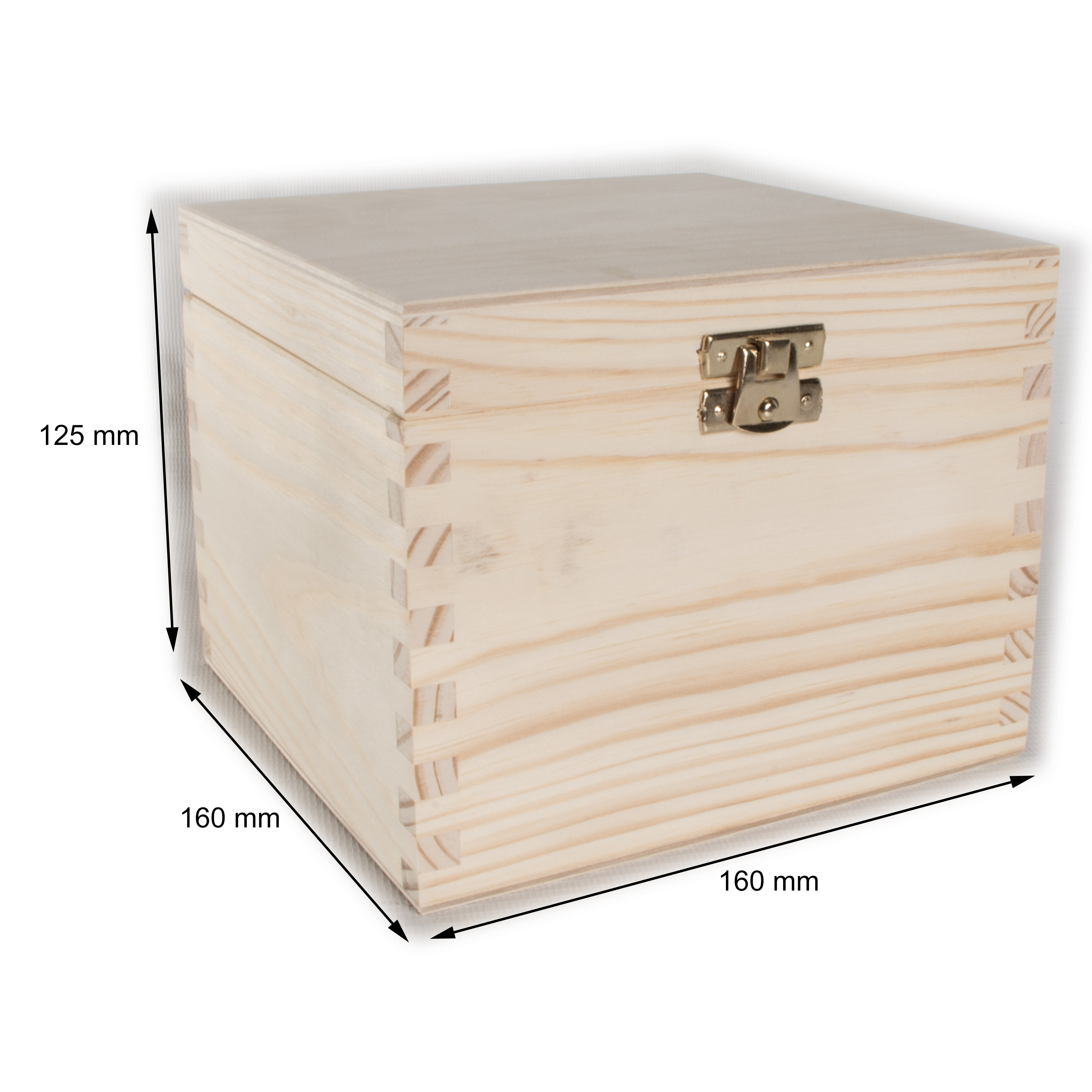 12.5 L boîte en bois avec couvercle boîte de rangement coffre à jouets 12.5 L boîte en bois avec couvercle boîte de rangement coffre à jouets